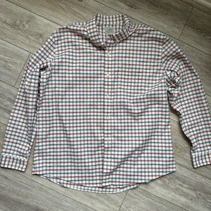 L.L. Bean Men’s Button Down Plaid Shirt XL